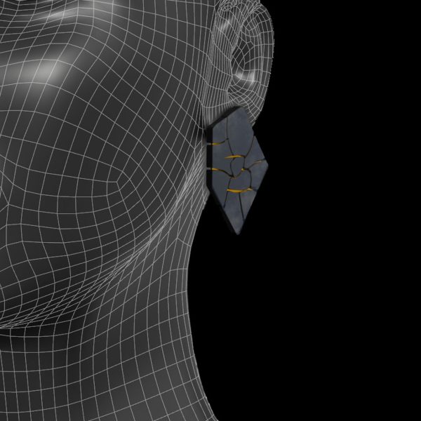 immagine per CRAK ORECCHINI CORTI WIREFRAME